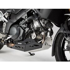 SW MOTECH KRYT MOTORU ALU BLACK V-STROM 1000 (14-) BEZ PADACÍCH RÁMŮ